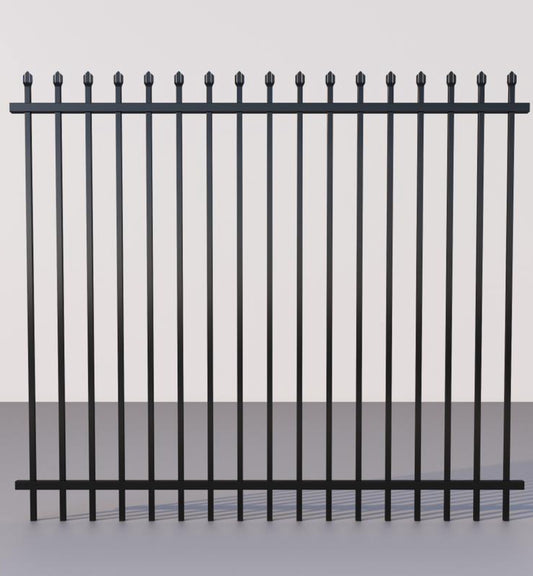 Security Fence Panel                    2.4 x 2.1 High Black