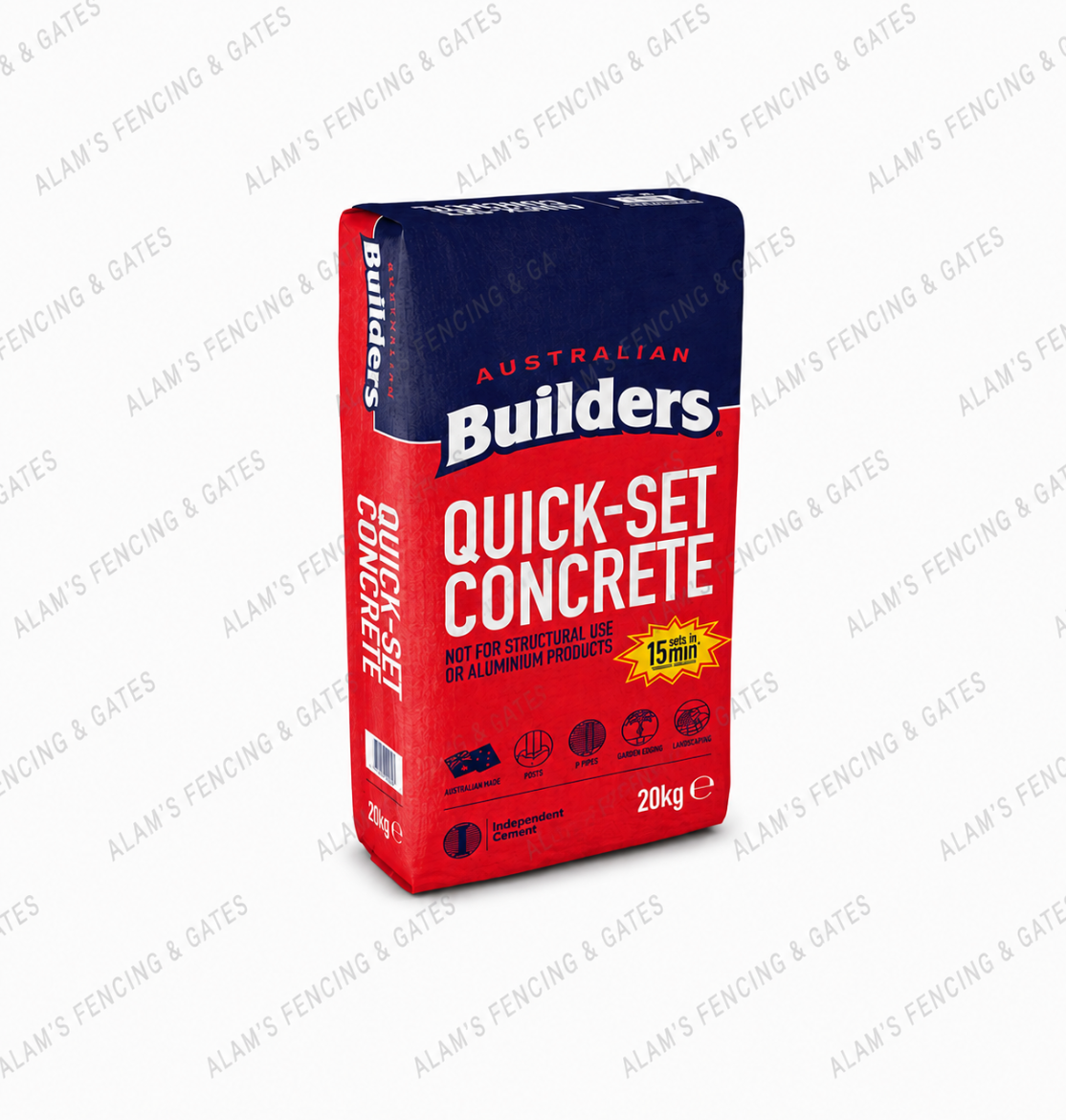 Australian Builders Quick-Set Concrete 20kg Bag