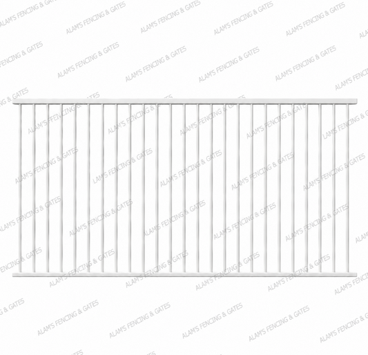 Flat Top Steel Panels 2.4 x 1.2 High Surfmist